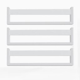 Kit 3 Prateleiras Revisteiro para Livros Infantis 40x12x11,5cm - 1