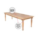 Ver imagem 3 de Conjunto Jantar Mesa Rústica Franscisca 220x100 Madeira Maciça com 8 Cadeiras Ripada Confort Natural