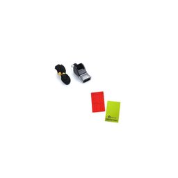 Kit Apito Fox40 C/ Cordao e Cartao Arbitragem - 2