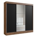 Ver imagem 2 de Guarda-Roupa Casal com Espelhos 3 Portas de Correr 4 Gavetas Multimóveis