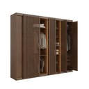 Ver imagem 4 de Guarda Roupas Casal 270cm Seringal c/ Led Cabecasa Madeiraoriginals