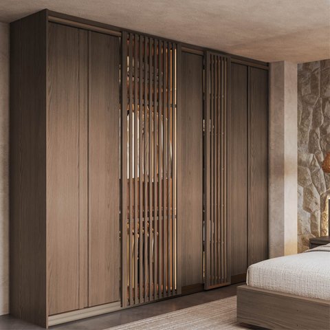 Guarda Roupas Casal 270cm Seringal c/ Led Cabecasa Madeiraoriginals