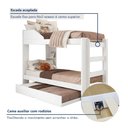 Ver imagem 6 de Treliche Solteiro Siena Espresso Móveis Branco