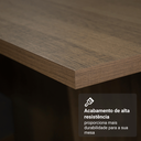 Ver mais imagens de Conjunto Sala de Jantar Tampo de Madeira 4 Cadeiras Rustic/silver Évora Madesa