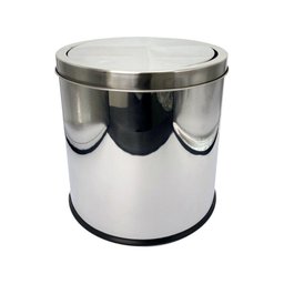 Lixeira Basculante Multiuso Inox 08 Litros - 1