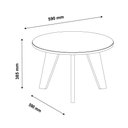 Ver imagem 4 de Mesa de Centro Tampo com Espelho Pés em MDF Espanha Branco