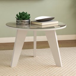 Mesa de Centro Tampo com Espelho Pés em MDF Espanha - 15