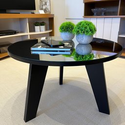 Mesa de Centro Tampo com Espelho Pés em MDF Espanha - 13