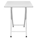 Ver imagem 3 de Mesa de Aço Dobrável Branca 71x58x58 Cm - 10.402.01 - Açomix Mesa de Aço Dobrável Branca - 10.