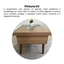 Ver imagem 6 de Mesa de Centro com Tampo em Tamburato 50cm Lucca Bege