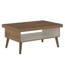 Ver imagem 6 de Mesa de Centro Retrô com Tampo em Tamburato 50mm Lucca