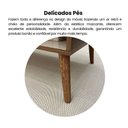 Ver imagem 7 de Mesa de Centro Retrô com Tampo em Tamburato 50mm Lucca Artely Pinho/ Off White