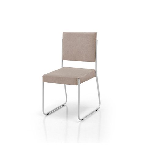 Kit 2 Cadeiras Saki para Cozinha Revestida em Linho Klm Store