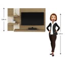 Ver imagem 5 de Painel para TV até 50 Polegadas 3 Prateleiras Chess Artely