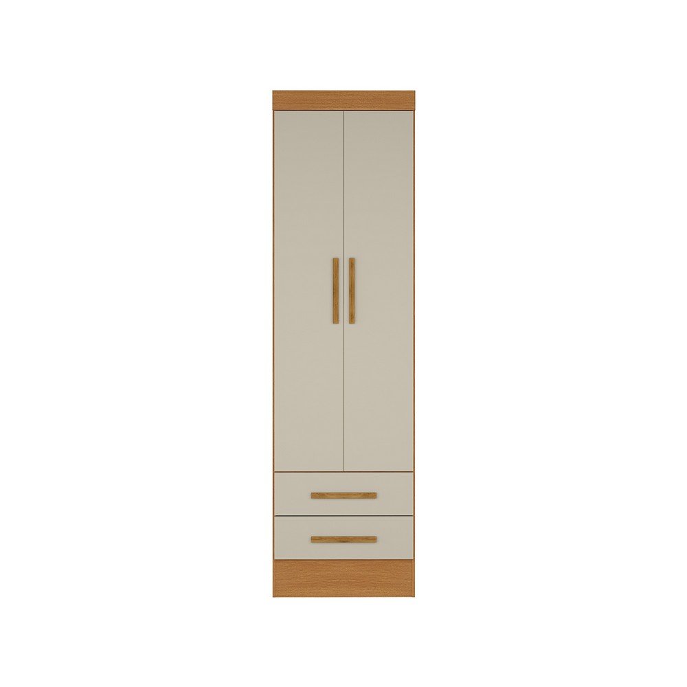 Quarto Completo Genius 9 Portas 8 Gavetas Cinamomo/ Off White - Moville - 2