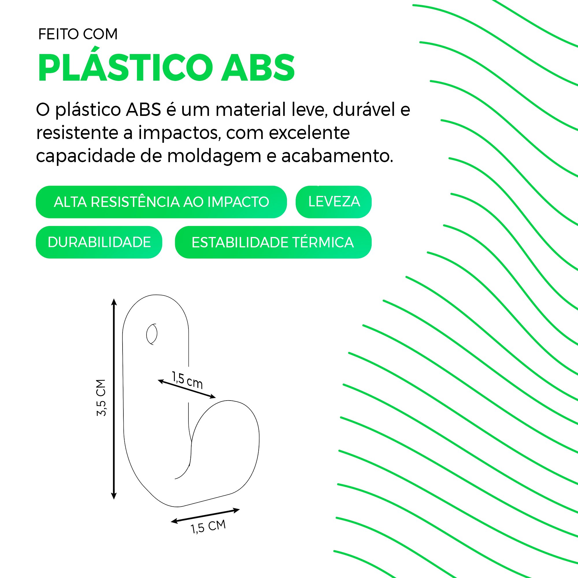 Gancho Prático: para Bolsa, Mochila, Multiuso, Organizador, Jaqueta, Toalha-preto - 2