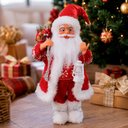 Ver imagem 1 de Boneco Papai Noel Decoração Saco Presentes Tradicional 45cm