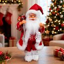 Ver imagem 2 de Boneco Papai Noel Decoração Saco Presentes Tradicional 45cm