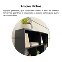 Ver imagem 7 de Estante de Livros 91CMX109CM 10 Nichos Book Preto