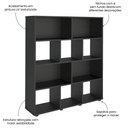 Ver imagem 5 de Estante para Livros com 10 Nichos Book