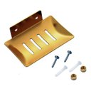 Ver imagem 4 de Saboneteira Dourada Banheiro Porta Sabonete Luxo Aço Inox 304 Brinovar