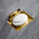 Ver imagem 3 de Saboneteira Dourada Banheiro Porta Sabonete Luxo Aço Inox 304 Brinovar