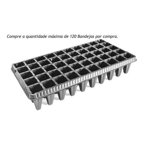 Kit 05 Bandeja Sementeira Para Produção De Mudas 50 Células