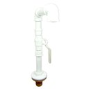 Ver imagem 2 de TORNEIRA DESIGN INDUSTRIAL CLASSICA PVC REGISTRO ESFERA 1/2: BRANCO