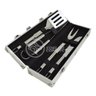 Kit Churrasco 4 Peças Aço Inox C/maleta em Alumínio - 6