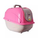 Ver imagem 2 de BANHEIRO PARA GATO COM PÁ HIGIENICA CAT BOX POP - ROSA