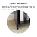 Ver mais imagens de Escrivaninha Mesa Escritório com 4 Nichos Matrix