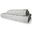 Ver imagem 1 de Jogo 2 Toalhas Itália Soft 1 Banho 1 Rosto Grossa 100% Algodão 430g-m² - Branco Branco