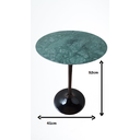 Ver imagem 6 de Mesa Saarinen lateral de 51cm, Mármore Verde Guatemala.