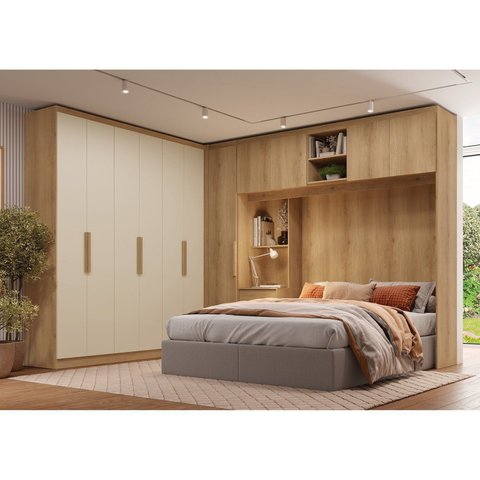 Componível Modulare Ponte Casal 4 Portas 1 Gaveta