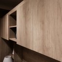 Ver imagem 6 de Cabeceira Guarda Roupa Casal Modular 4 Portas 1 Gaveta Modulare Yescasa Cappuccino