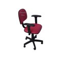 Ver imagem 2 de Cadeira Secretaria com Regulagem de Altura a Gás e Braço Regulagem Corano Rosa