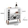 Aparador com Adega Florida Estilo Retrô Bebidas com Pés Palito Cores - Comprar Móveis em Casa: Branc - 2
