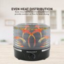 Ver imagem 2 de Elite Gourmet Desidratador de Alimentos 5 Bandejas com Controle de Temperatura (preto/cinza)