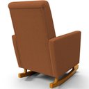 Ver imagem 6 de Poltrona de Amamentação com Balanço e Puff Ravena W01 Bouclê Terracota - Lyam Decor