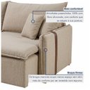 Ver imagem 7 de Sofá Cama Retrátil e Reclinável 2 Lugares Pés Madeira Maciça 220cm Windson Yescasa