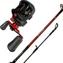 Ver imagem 3 de Kit Everest com Vara e Carretilha Daiyama Vermelha / Direita