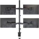 Ver imagem 2 de Suporte para 4 Monitores Articulado Gamer TV Braço de Mesa Bancada Estúdio Ajustável Universal