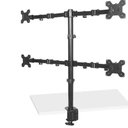Ver imagem 4 de Suporte para 4 Monitores Articulado Gamer TV Braço de Mesa Bancada Estúdio Ajustável Universal