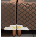 Ver imagem 2 de Base Box Queen Somier Marrom 158x198 Altura 25cm + Pés