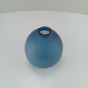 Ver imagem 6 de Vaso Moana Decorativo Cachepô Enfeite 16x15x15cm Vidro Azul