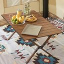 Ver imagem 7 de Mesa Dobravel Compacta Bolsa Portatil Piquenique Acampamento Camping Jardim Lazer Casa Sala Estar Ar