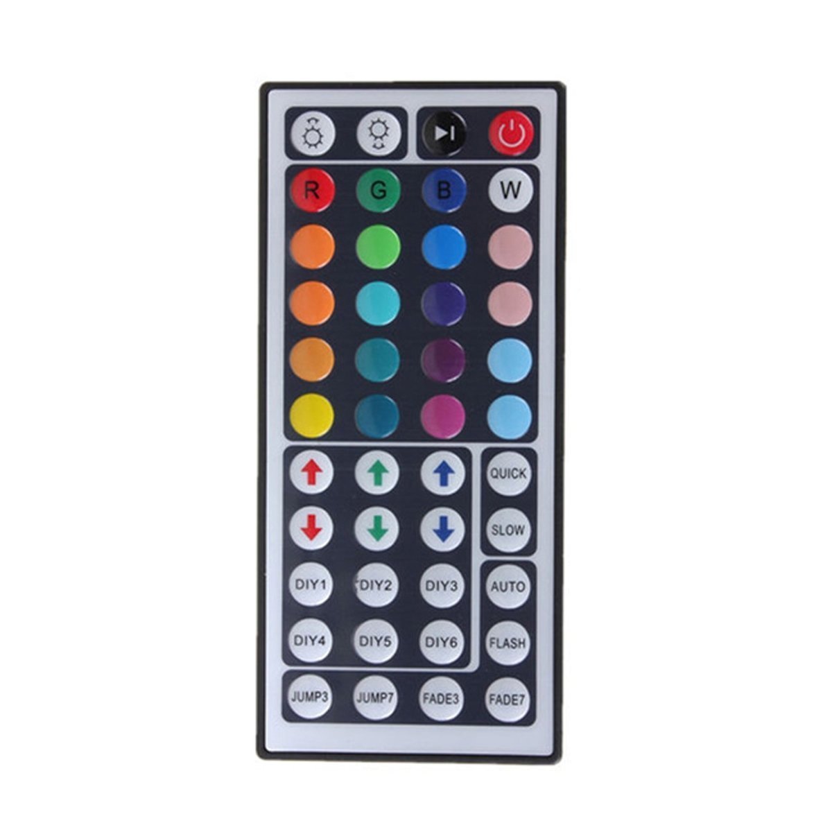 Controlador + Controle de 44 Botões para Fita Rgb Colorida Ip68 Lenharo Bivolt - Lms-crt942 - 2