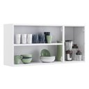 Ver imagem 2 de Armário de Cozinha Aéreo Itatiaia Aço 3 Portas New Premium Branco Neve