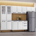 Ver imagem 5 de Armário de Cozinha Aéreo Itatiaia Aço 3 Portas New Premium Branco Neve