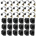 Ver imagem 1 de Mini Camera Discreta Kit 30 Uni Ccd Cmos Cctv Filmagem Preto Branco Espia Vigia Monitoramento LEVA P